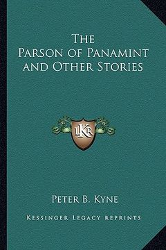 portada the parson of panamint and other stories (en Inglés)