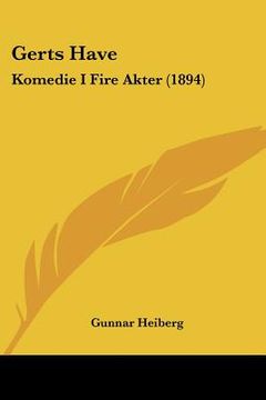 portada gerts have: komedie i fire akter (1894) (in English)