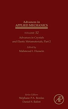 portada Advances in Crystals and Elastic Metamaterials, Part 2 (Advances in Applied Mechanics) (en Inglés)