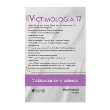 portada Victimología 17. Visibilización De La Violencia.