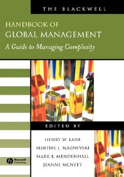portada the blackwell handbook of global management: a guide to managing complexity (en Inglés)