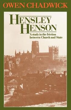 portada hensley henson: a study in the friction between church and state (in English)