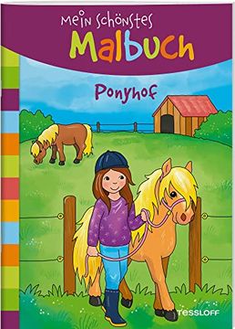 portada Mein Schönstes Malbuch. Ponyhof (en Alemán)