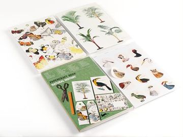 portada Natural History: Paper Craft Book With Cards, Envelopes, Stickers, Tags & Colouring Sheets (en Inglés)