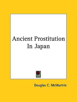 portada ancient prostitution in japan (en Inglés)
