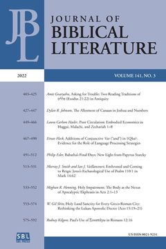 portada Journal of Biblical Literature 141.3 (2022) (en Inglés)