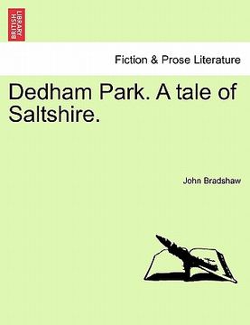 portada dedham park. a tale of saltshire. (in English)