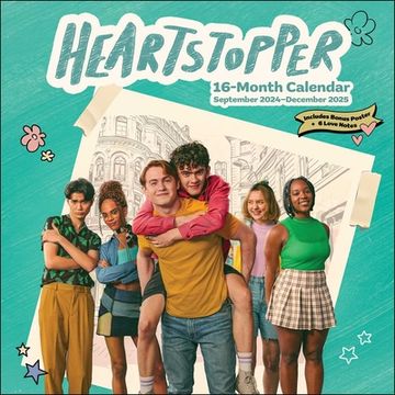 portada Heartstopper 16-Month 2024-2025 Wall Calendar With Bonus Poster and Love Notes (en Inglés)