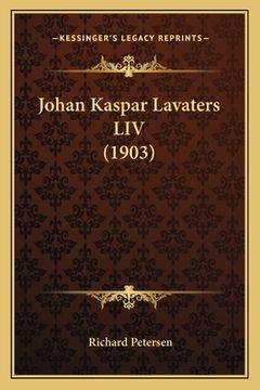 portada Johan Kaspar Lavaters LIV (1903) (en Danés)