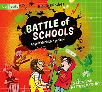 portada Battle of Schools - Angriff der Molchgehirne (Die Battle-Of-Schools-Reihe, Band 1) (en Alemán)
