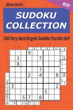 portada Sudoku Collection: 200 Very Hard Argyle Sudoku Puzzles 9x9 (en Inglés)