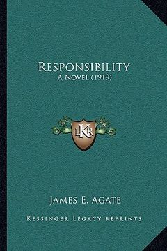 portada responsibility: a novel (1919) (en Inglés)