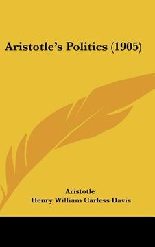 portada aristotle's politics (1905)
