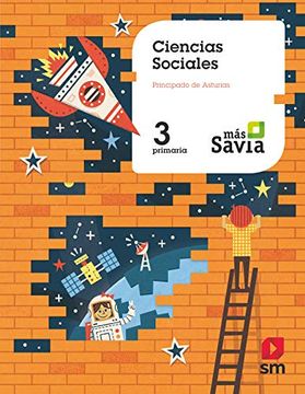 portada Ciencias Sociales. 3 Primaria. Más Savia. Asturias