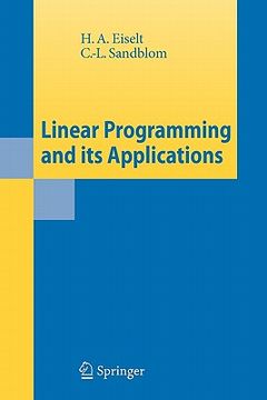 portada linear programming and its applications (en Inglés)
