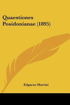 portada quaestiones posidonianae (1895) (en Inglés)