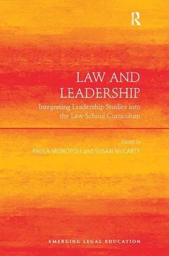 portada law and leadership: integrating leadership studies into the law school curriculum (en Inglés)