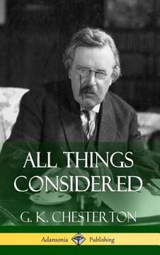 portada All Things Considered (Hardcover) (in English)