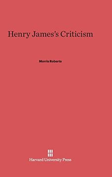 portada Henry James's Criticism (en Inglés)