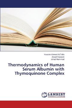 portada Thermodynamics of Human Serum Albumin with Thymoquinone Complex