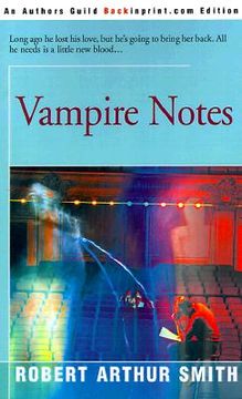 portada vampire notes (en Inglés)