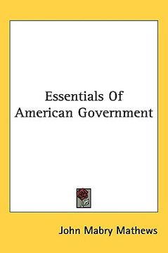 portada essentials of american government (en Inglés)