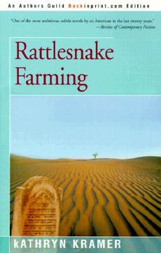 portada rattlesnake farming (en Inglés)