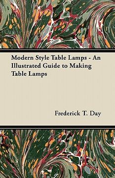 portada modern style table lamps - an illustrated guide to making table lamps (in English)