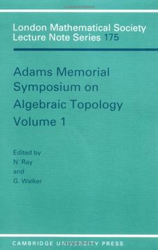 portada Adams Memorial Symposium on Algebraic Topology: Volume 1 Paperback: V. 1 (London Mathematical Society Lecture Note Series) (in English)