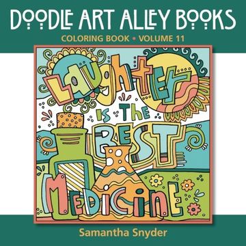portada Laughter Is the Best Medicine: Coloring Book: Volume 11 (Doodle Art Alley Books) (en Inglés)