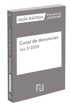 portada CANAL DE DENUNCIAS LEY 2/2023 (in Spanish)