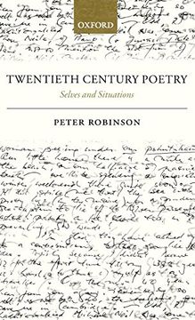 portada Twentieth Century Poetry: Selves and Situations (in English)