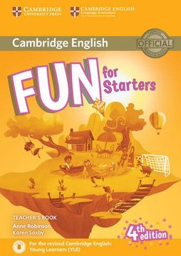 portada Fun for Starters Teacher's Book With Downloadable Audio (Cambridge English) (in English)