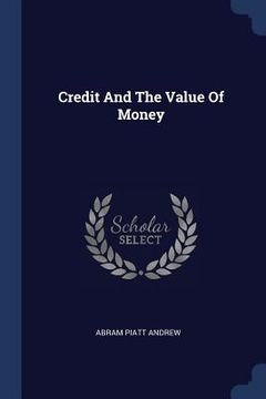 portada Credit And The Value Of Money (in English)
