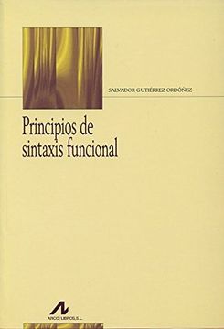 portada Principios de Sintaxis Funcional (in Spanish)