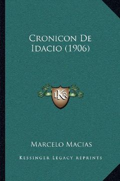 portada Cronicon de Idacio (1906)