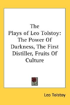 portada the plays of leo tolstoy: the power of darkness, the first distiller, fruits of culture (en Inglés)