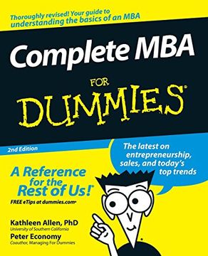 portada Complete mba for Dummies (in English)