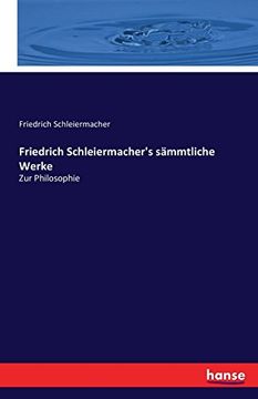 portada Friedrich Schleiermacher's Sammtliche Werke (German Edition)