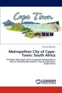 portada metropolitan city of cape-town: south africa (en Inglés)