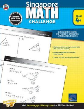 portada singapore math challenge, grades 4 - 6 (en Inglés)