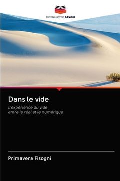 portada Dans le vide (in French)