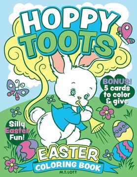 portada Hoppy Toots Easter Coloring Book (in English)