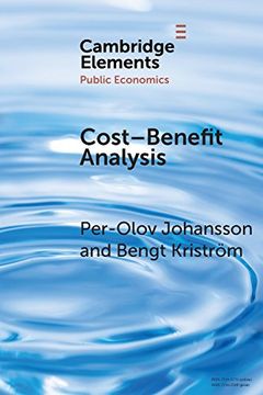 portada Cost-Benefit Analysis (Elements in Public Economics) (en Inglés)