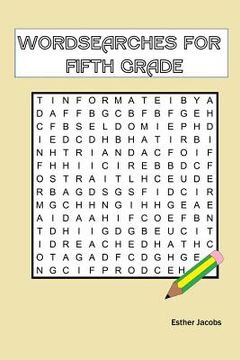 portada Wordsearches for Fifth Grade (in English)