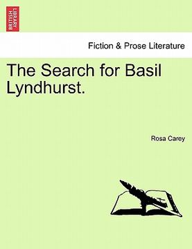 portada the search for basil lyndhurst. (in English)