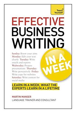 portada Teach Yourself Effective Business Writing in a Week (en Inglés)