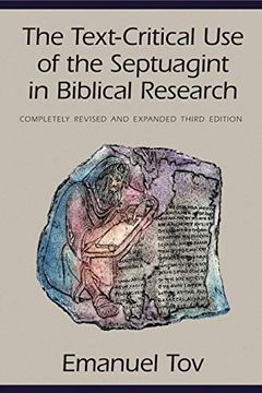 portada The Text-Critical use of the Septuagint in Biblical Research (in English)
