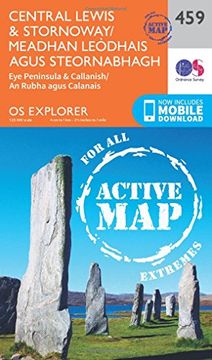 portada Ordnance Survey Explorer Active 459 Central Lewis & Stornaway map With Digital Version (en Inglés)