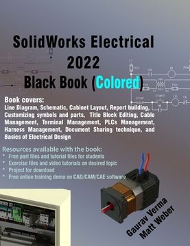 portada SolidWorks Electrical 2022 Black Book (Colored) (en Inglés)